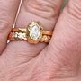 Midas Marquise Geo Engraved Solitaire Ring, thumbnail 2 of 6
