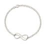 Personalised Sterling Silver Infinity Bracelet, thumbnail 1 of 7