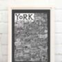 York Landmarks Print, thumbnail 6 of 10