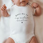 Personalised Pass Me To My Sister Baby Vest, thumbnail 1 of 2