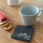 Personalised Engraved Slate Coaster Birthday Christmas Gift, thumbnail 1 of 3