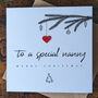 Personalised Christmas Card For Nanny, thumbnail 1 of 4