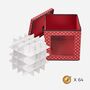 Decorations Storage Box Bag With 64 Modular Slots, thumbnail 9 of 12