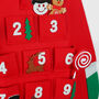 G Decor Large Felt Santa Reusable Advent Calendar, thumbnail 3 of 4