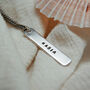 Men's Personalised Silver Tag Necklace, thumbnail 5 of 9