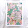 'Oh Baby It's A Wild World' Illustrated Print, thumbnail 4 of 4