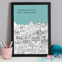 Personalised Leicester Graduation Gift Print, thumbnail 5 of 9