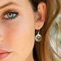 Infinity Universe Moonstone Necklace And Earring Set, thumbnail 2 of 10