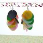 Halloween Party Sequin Drop Glow In The Dark Earrings, thumbnail 4 of 5