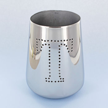 Silver Alphabet Letters Tea Light Holders By G Decor, 10 of 11