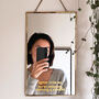 Personalised Hanging Message Mirror, thumbnail 1 of 2