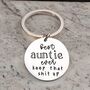 Best Auntie Funny Keyring Gift, thumbnail 5 of 6