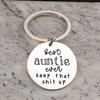 Best Auntie Funny Keyring Gift, 5 of 6