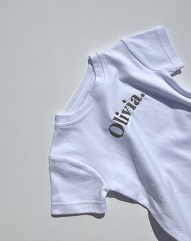 Personalised Premium Crewneck T Shirt Cotton Boys Girls, 5 of 10