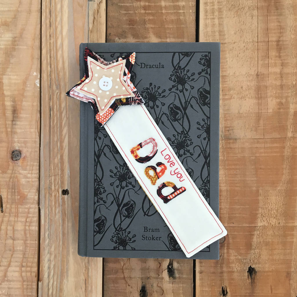 Personalised Fabric Star Bookmark By Cherish Handmade ...