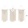 Pack Of Three Macrame Wall Hanging Home Decoration, thumbnail 3 of 4