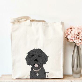Personalised Labradoodle Tote, 2 of 4