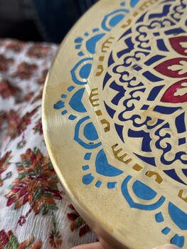 Indian Brass Masala Box: Decorative Spice Container, 8 of 12