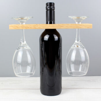 Personalised Wine Glass And Bottle Holder, 3 of 3
