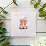 Mother's Day Card. Wellies Design Customisable, thumbnail 2 of 6