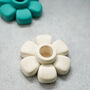Cute Flower Shaped Concrete Candle Holder, thumbnail 5 of 10
