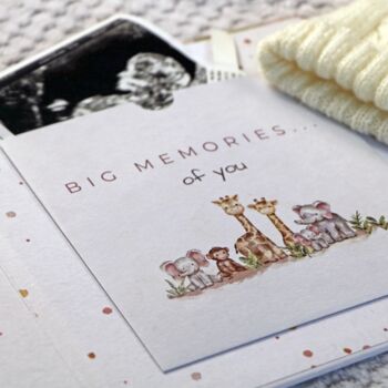 Hardcover Hand Print Baby Giftboxed Memory Book, 4 of 6