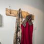 Coat Hooks Mounted On Handcrafted Spalted Beech Wood, thumbnail 8 of 9