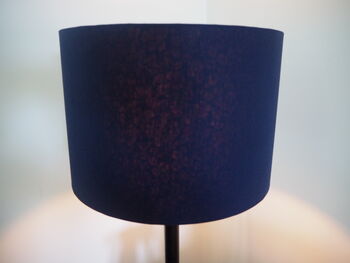 Navy Lampshade With Ditsy Floral Print, 8 of 8