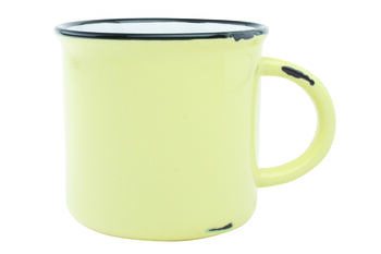 Tinware Mug Yellow Set Of Four, 2 of 2