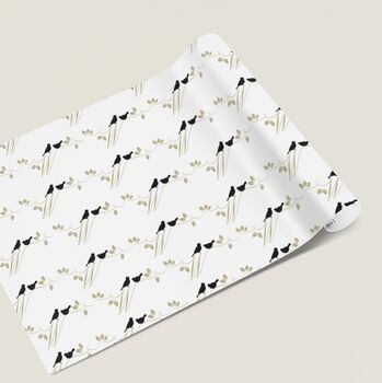 Elegant Bird On Branch Gift Wrapping Paper, 5 of 6