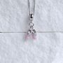 Baby Girl Shoes Charm 925 Silver Baby Shower Gift, thumbnail 1 of 6