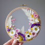 Olga Prinku Dried Floral Embroidery Hoop Kit No.Three, thumbnail 1 of 7