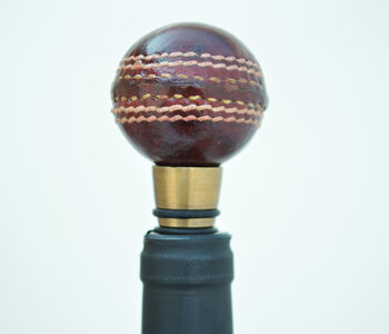 Vintage Replica Cricket Ball Bottle Stopper, 2 of 4