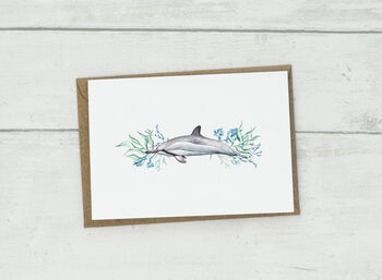 Dolphin Greetings Card, 3 of 4