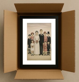 Wedding Party Lowry Style Framed Art, 2 of 3