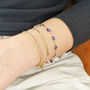 18ct Gold Plated Rope Chain Bracelet, thumbnail 2 of 4