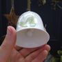 Snowdrops Fine Bone China Bell Decoration, thumbnail 6 of 10