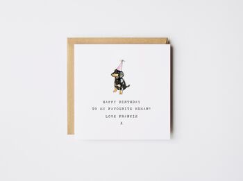My Favourite Human Dog Card Collie *Various Dog Breeds, 8 of 8