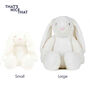 Personalised Rabbit Teddy Bear Soft Toy For Children, thumbnail 4 of 10