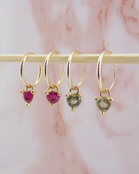 Love Heart Hoop Charms, 3 of 5