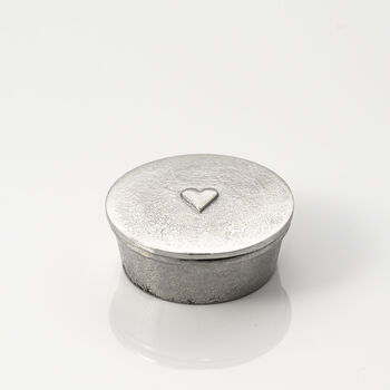 Heart Cast Pewter Trinket Box, 9 of 9