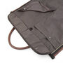 Monogrammed Vegan Leather Travel Suit Bag, thumbnail 8 of 12
