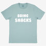 Bring Snacks Men's Slogan T Shirt, thumbnail 3 of 3