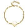 Personalised 18 K Gold Plated Heart Chain Bracelet, thumbnail 2 of 6