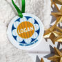Personalised Baby's First Christmas Daisy Decoration, thumbnail 1 of 3