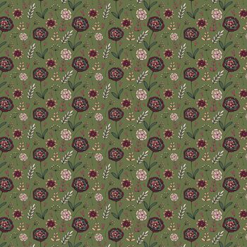 Retro Flower Garden Wrapping Paper, 2 of 4