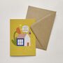 Happy New Home Illustrated Greetings Card, thumbnail 2 of 5