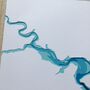 River Dart Dartmouth Bathymetric Map, thumbnail 6 of 9