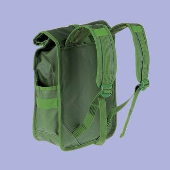 Rolltop Backpack Green Recycled Nylon, 2 of 2