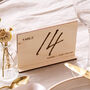 Personalised Wooden Wedding Table Numbers, thumbnail 2 of 3